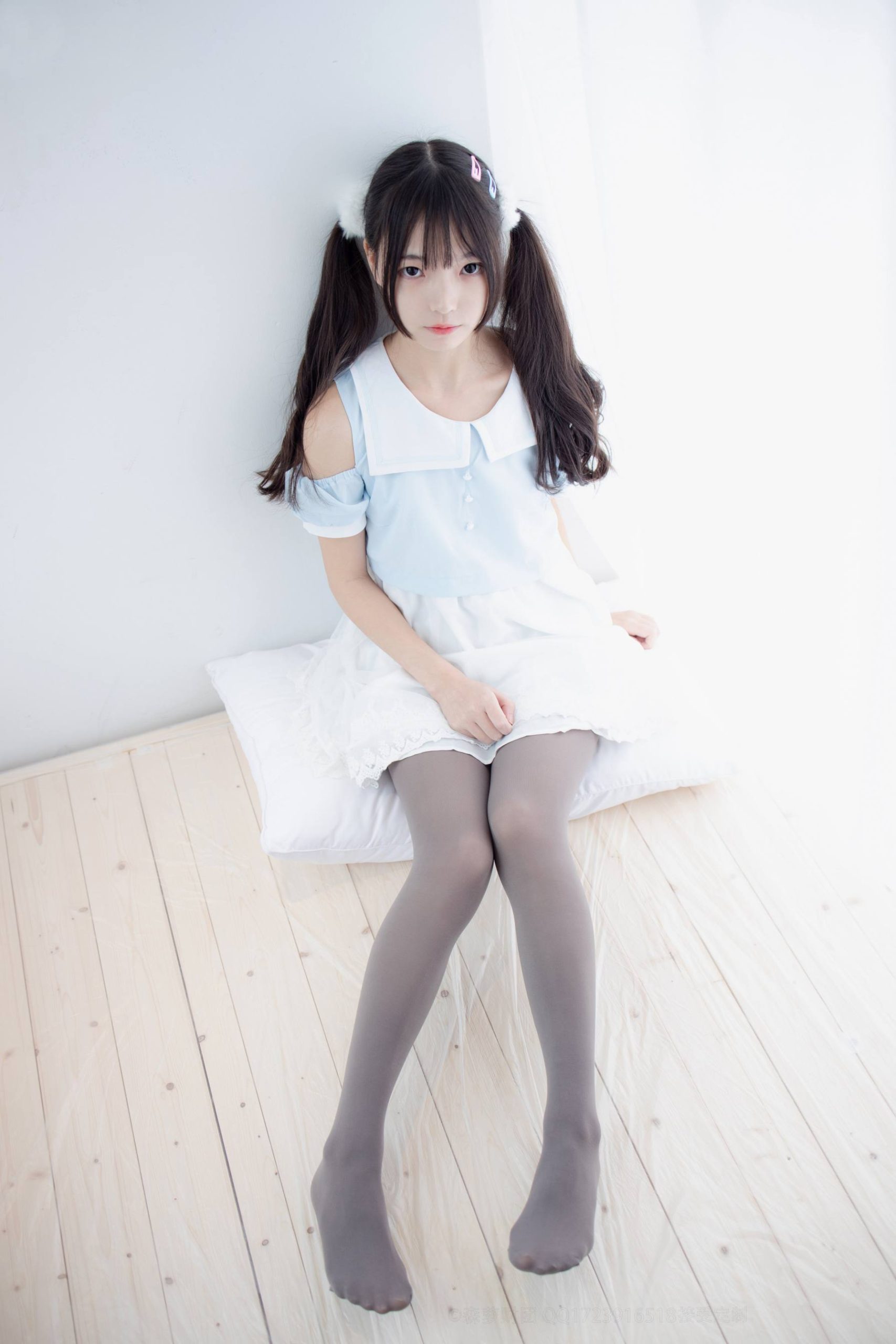 图片[2]-超级甜美的灰丝小姑娘【86P】20005-如玉图库