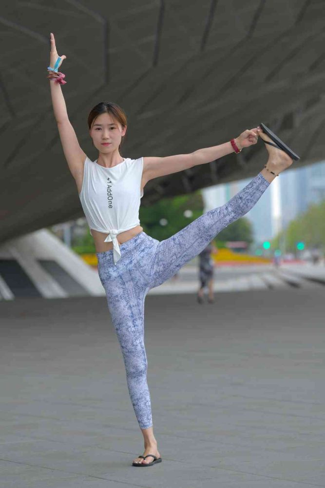 表演瑜伽的女孩【176P】04017-如玉图库