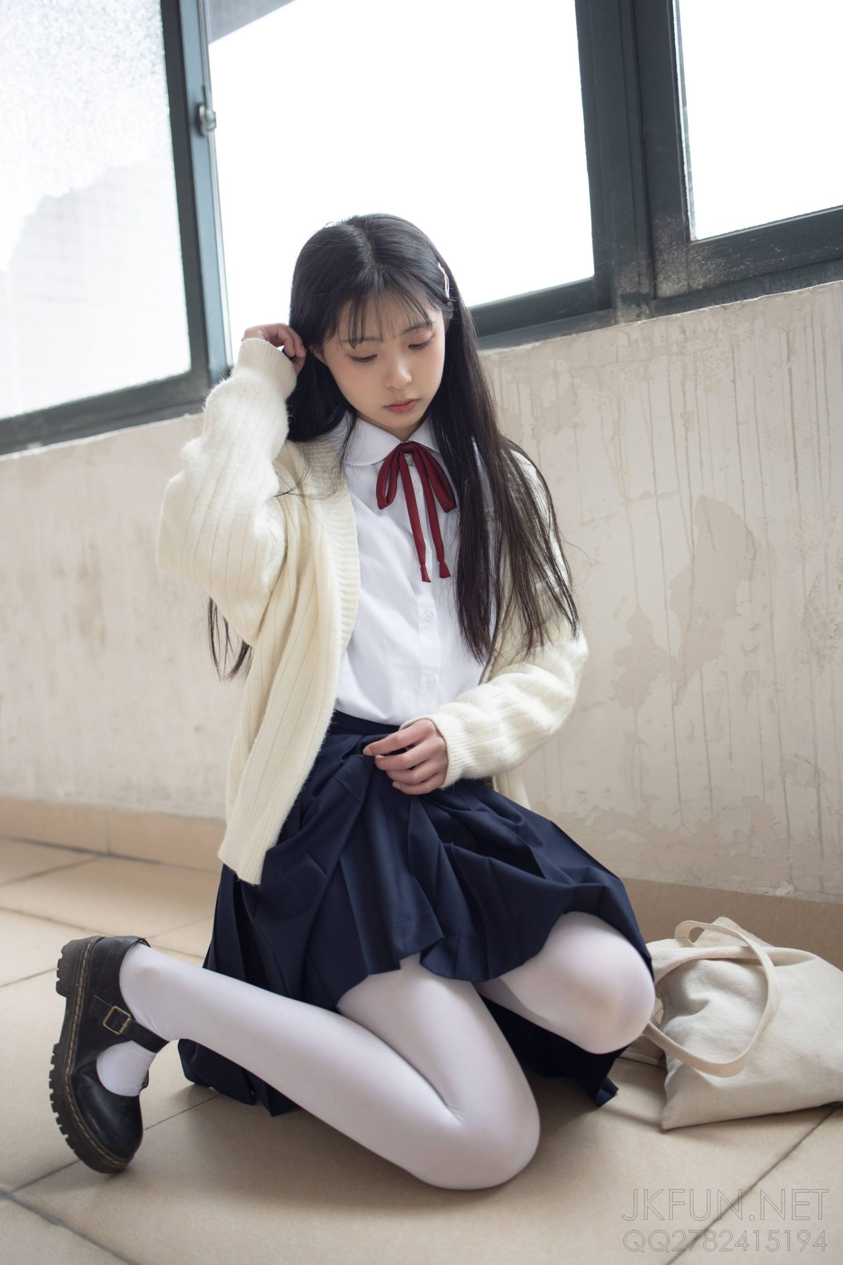 图片[3]-甜美可人的白丝姑娘【127P】20011-如玉图库