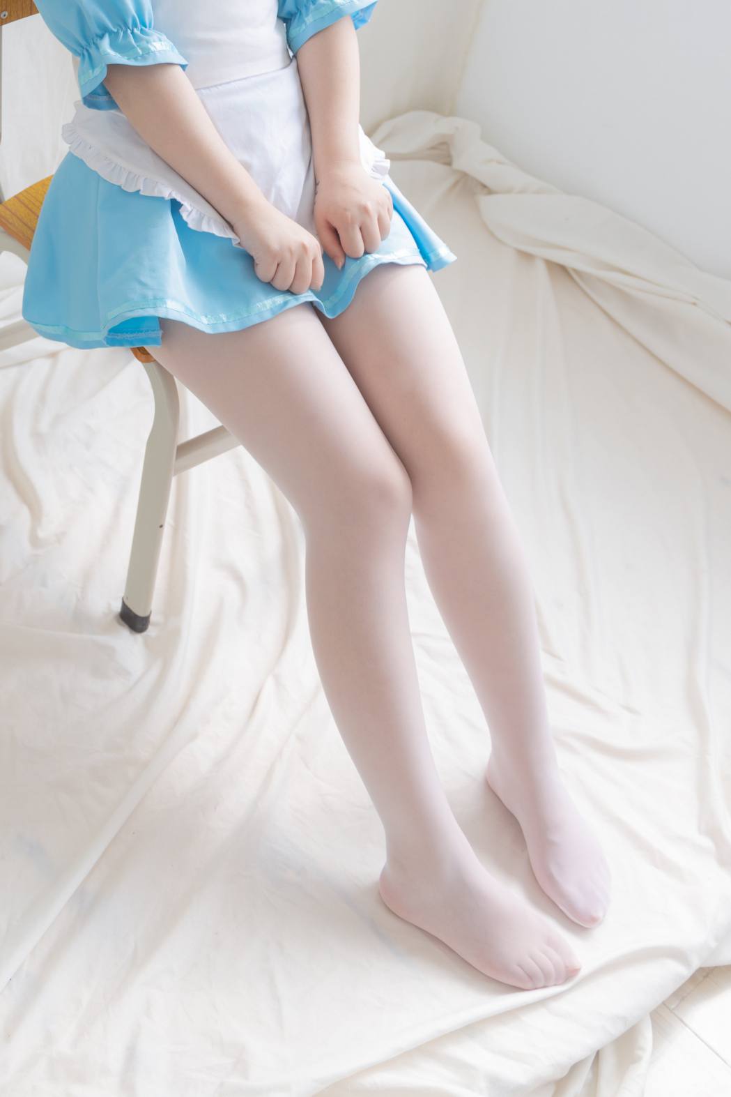 图片[5]-女仆装白丝女孩【43P】20014-如玉图库