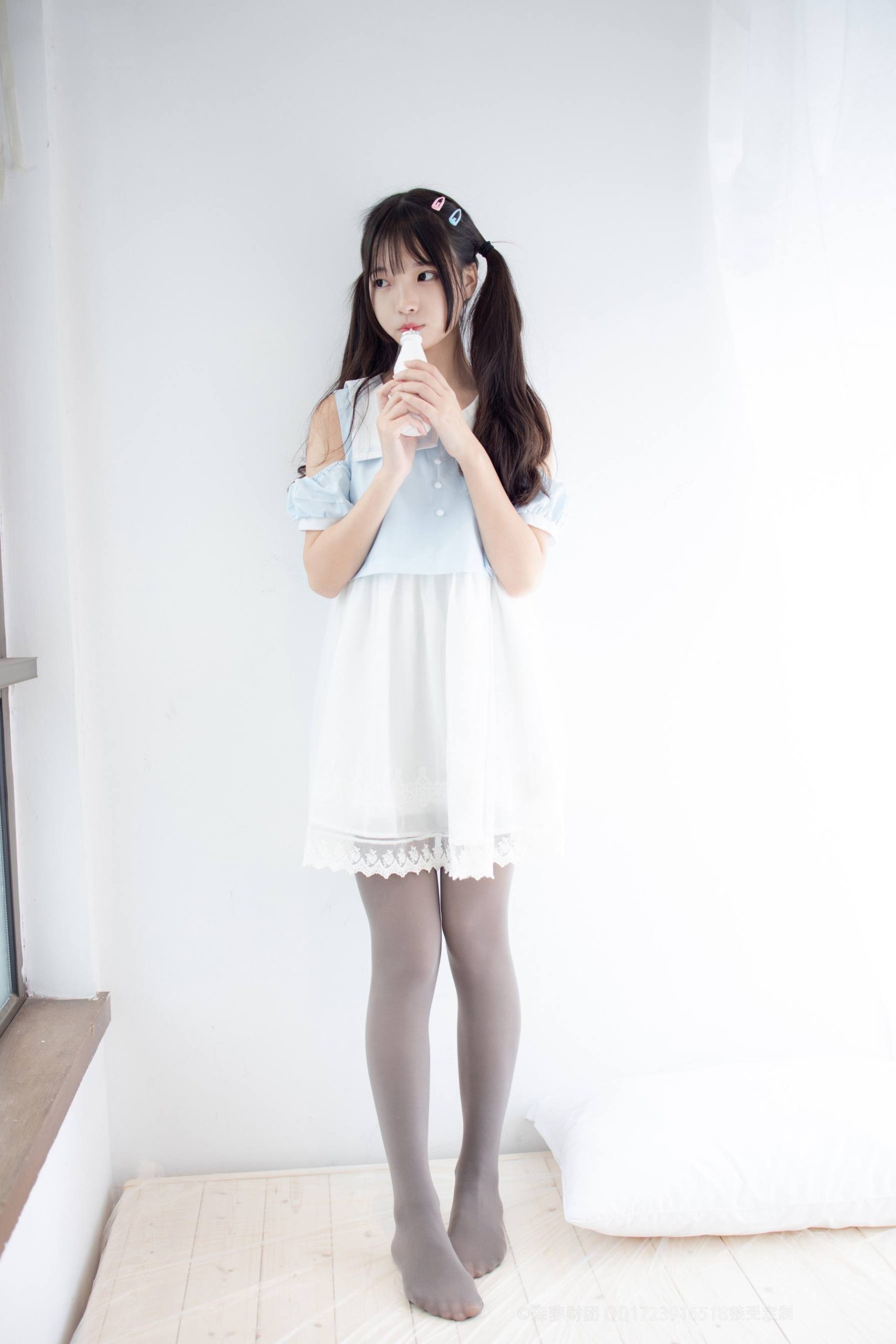 图片[6]-超级甜美的灰丝小姑娘【86P】20005-如玉图库