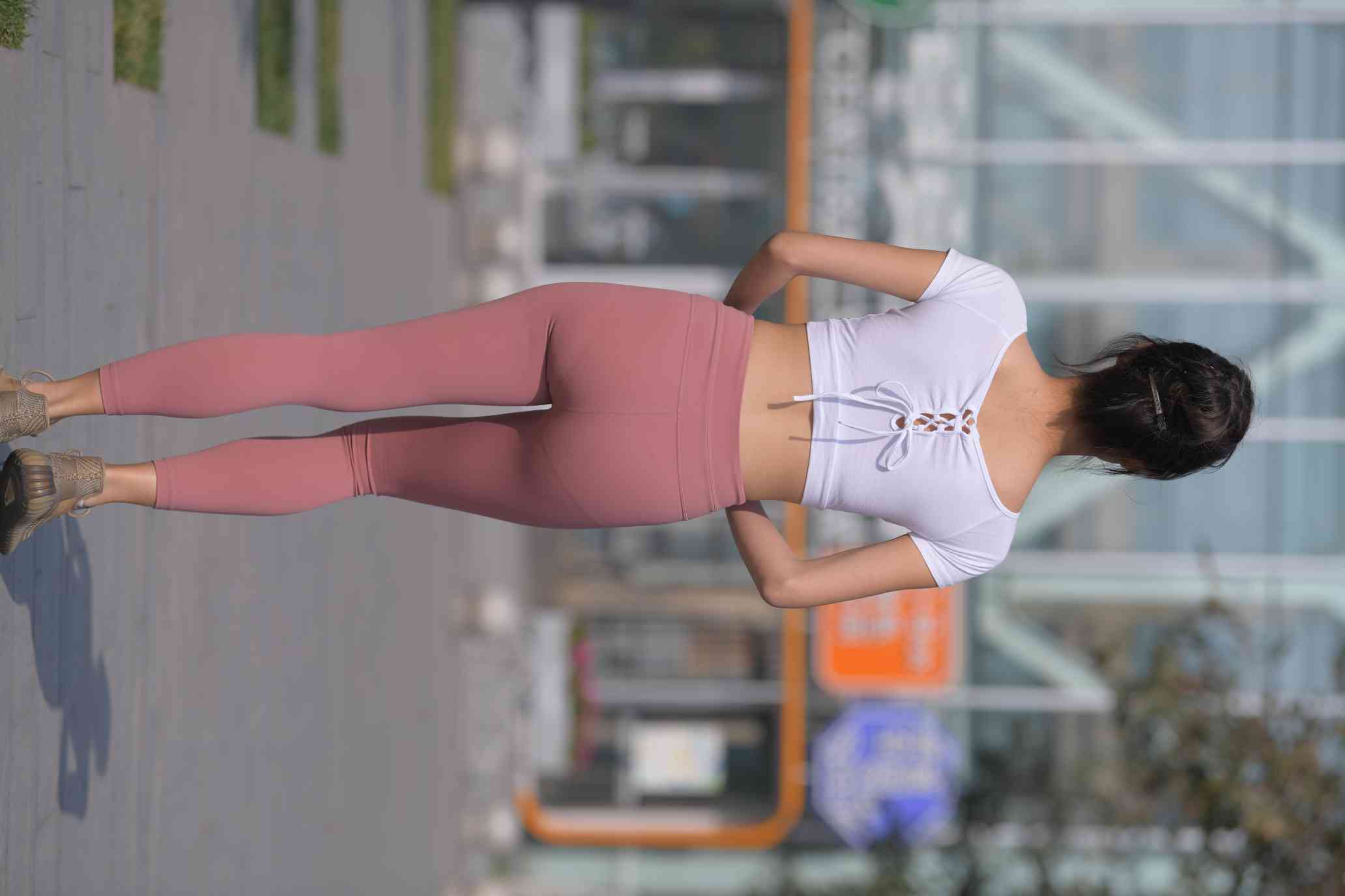 很漂亮的瑜伽裤女孩【419P】04013-如玉图库