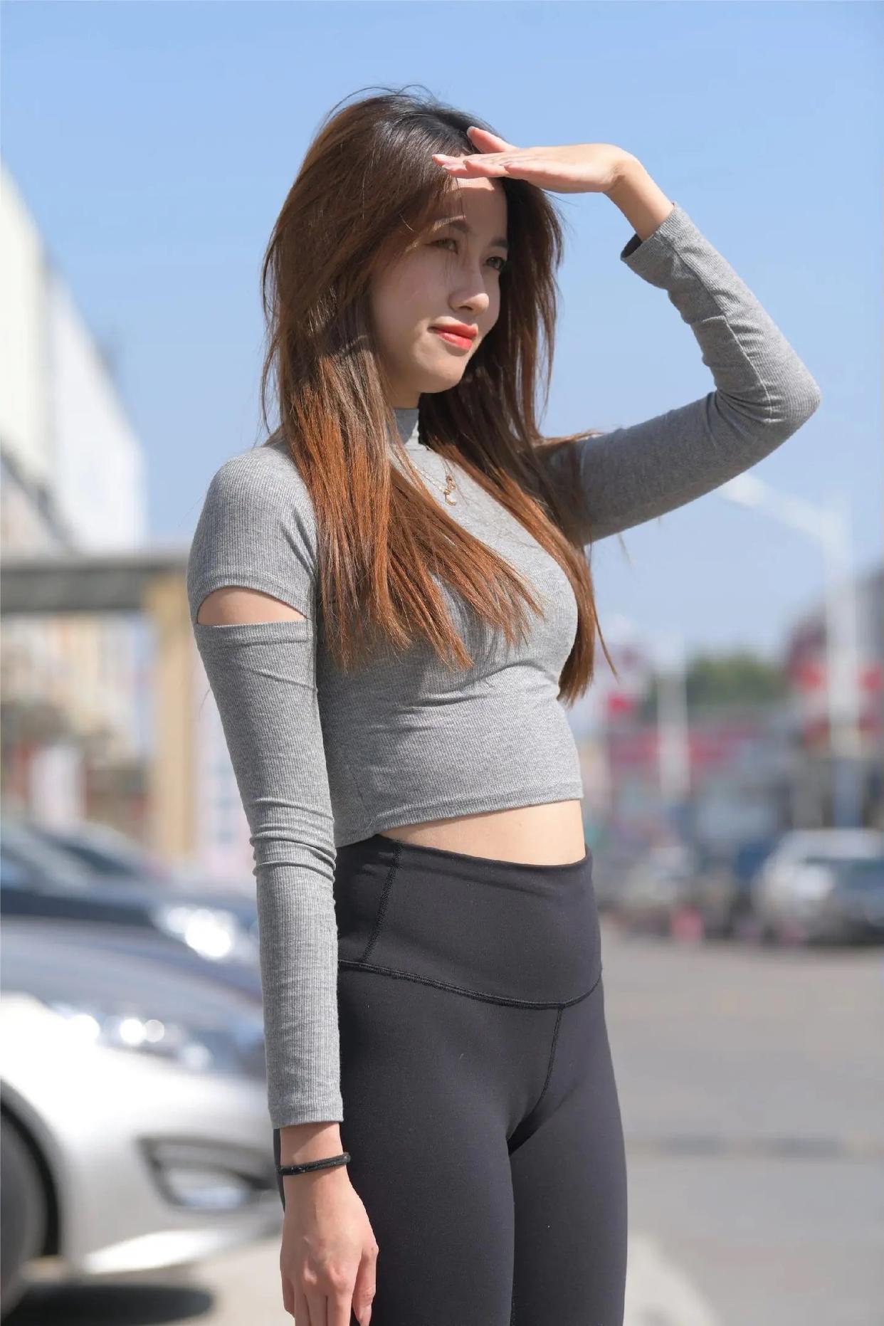 图片[2]-黑色瑜伽裤女孩 J1453 560P1V-20.7GB-如玉图库