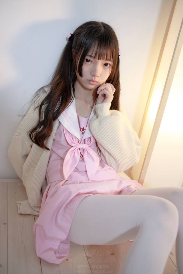 图片[3]-好像有什么心事的白丝双马尾女孩【59P】20022-如玉图库