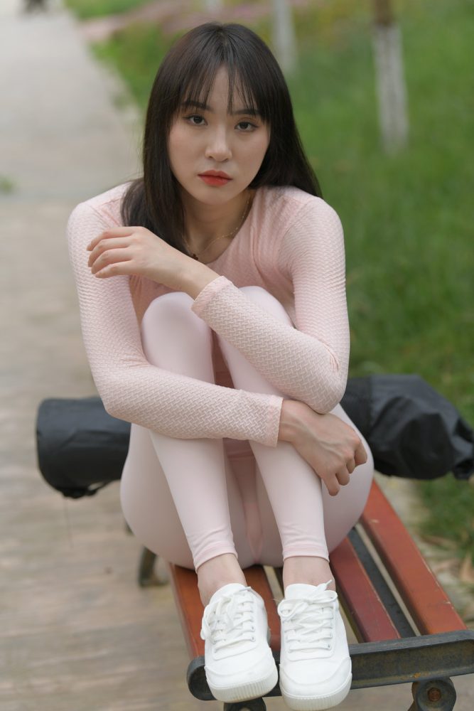 粉粉的瑜伽裤女孩太可爱了 J2090 854P1V-30.4GB-如玉图库