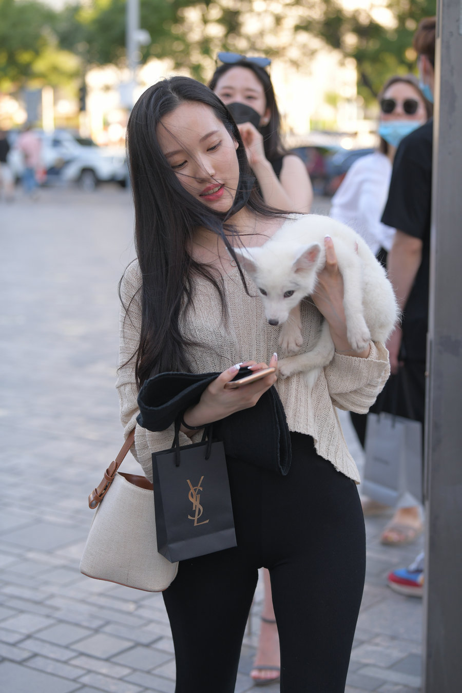 图片[1]-抱着小狗的漂亮女孩 J2106 136P-3.25GB-如玉图库