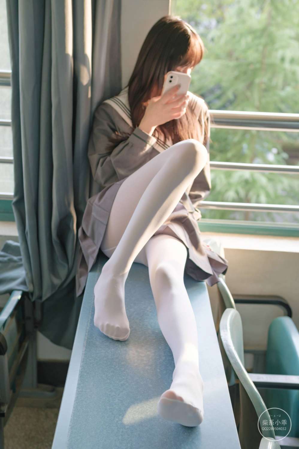 图片[6]-白丝清纯少女真的太可爱了【60P】20001-如玉图库