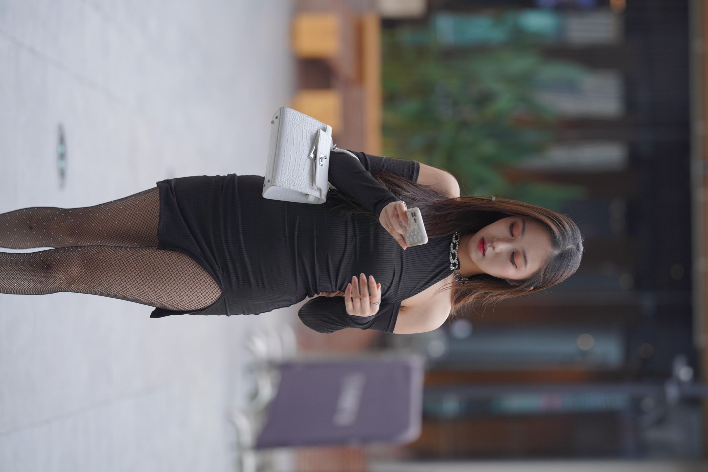 图片[3]-非常妩媚的网格丝袜女孩【186P】00037-如玉图库