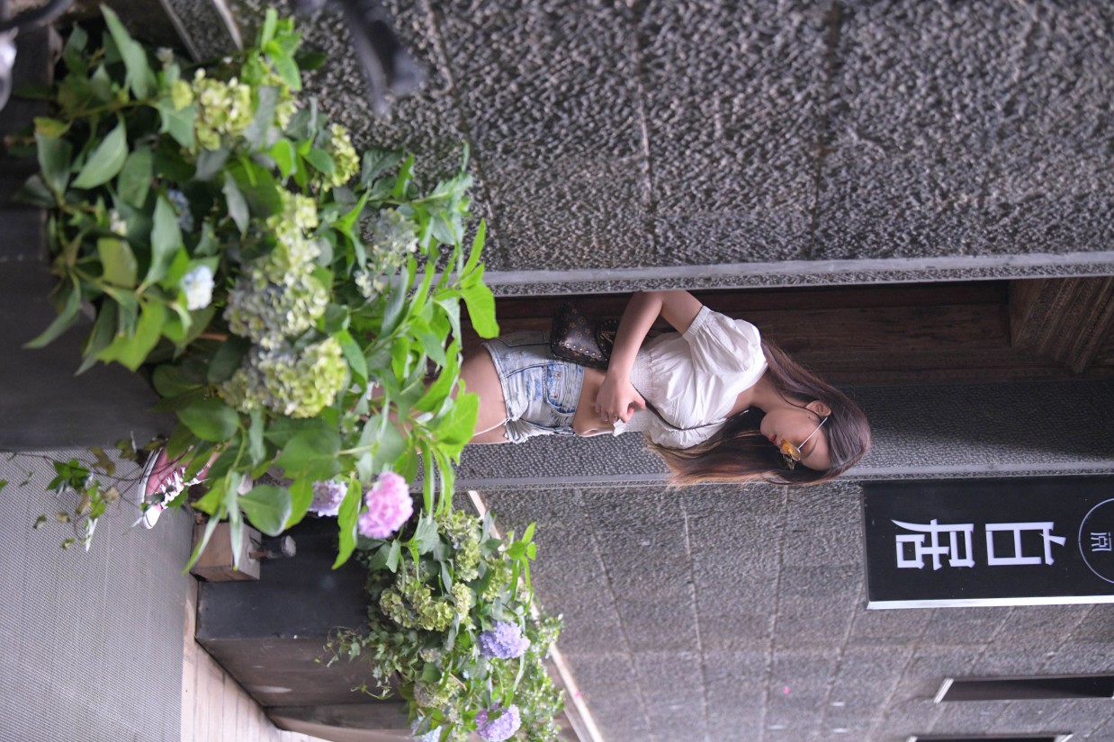 图片[3]-戴太阳镜的牛仔短裤紧身牛仔MM【167P】00021-如玉图库