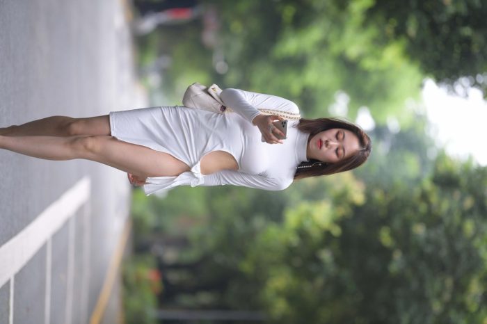 非常精致的侧边裙姑娘，忒好看了！【299P】00017-如玉图库