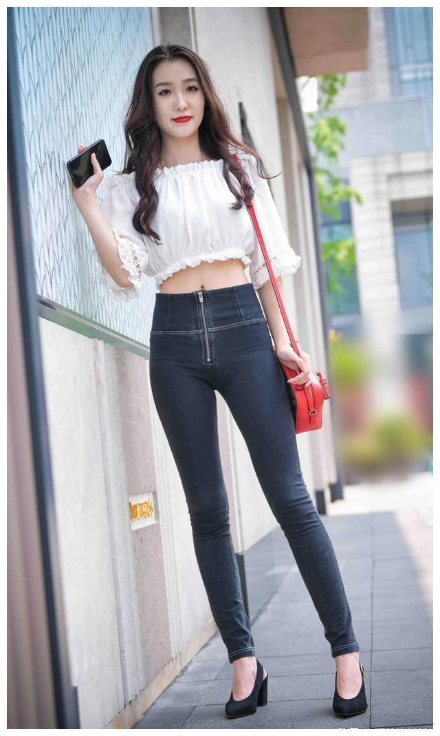 图片[4]-紧身牛仔裤卷发姑娘 J1726 103P-2.28GB-如玉图库