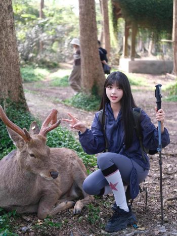 图片[5]-爱爬山的瑜伽裤MM，太甜美了！~-如玉图库