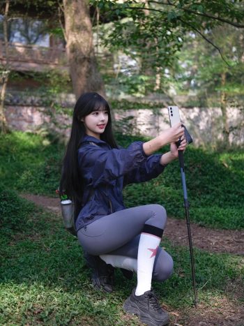 图片[4]-爱爬山的瑜伽裤MM，太甜美了！~-如玉图库