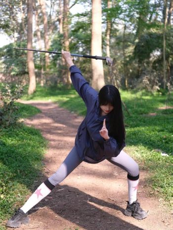 图片[2]-爱爬山的瑜伽裤MM，太甜美了！~-如玉图库