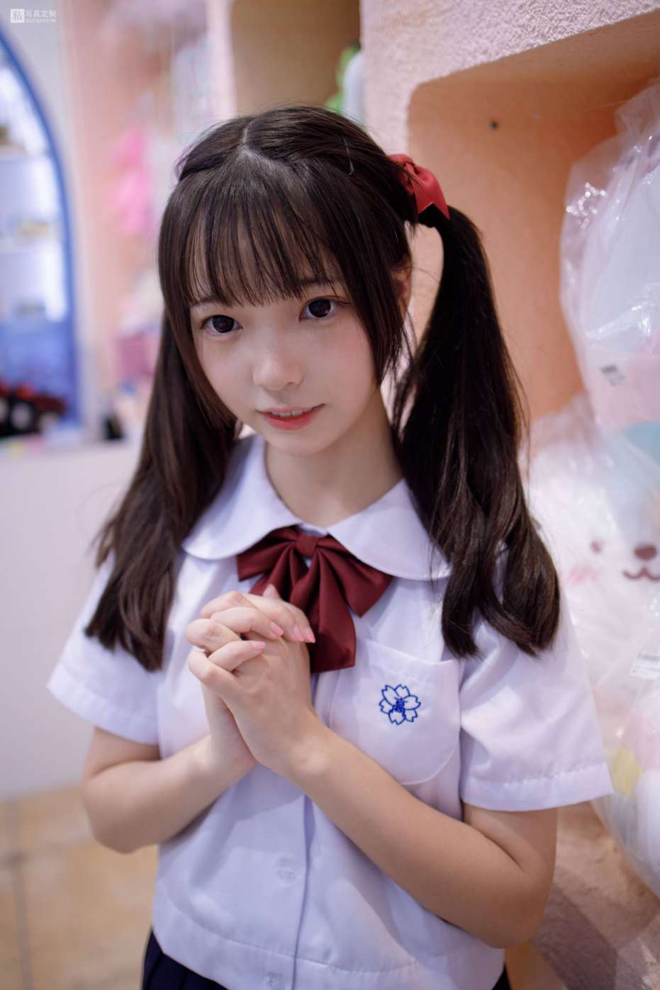 图片[4]-眼神好清澈的双马尾白丝女孩【75P】20019-如玉图库