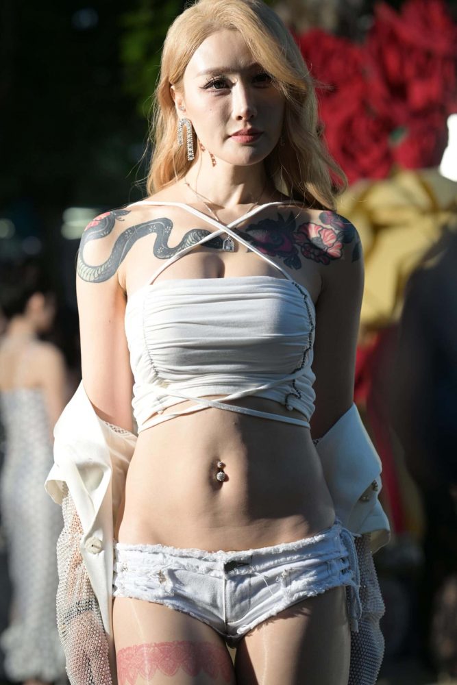 P0030 亮丝小热裤 【140P】-如玉图库