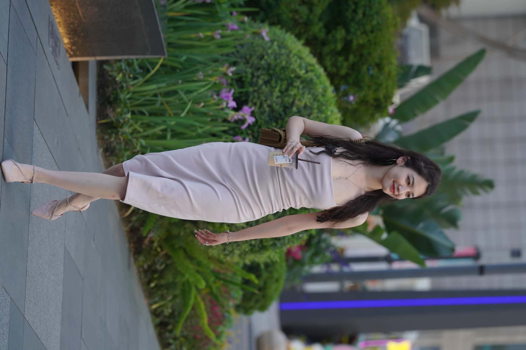 图片[1]-P0053  粉色长裙 【407P】-如玉图库