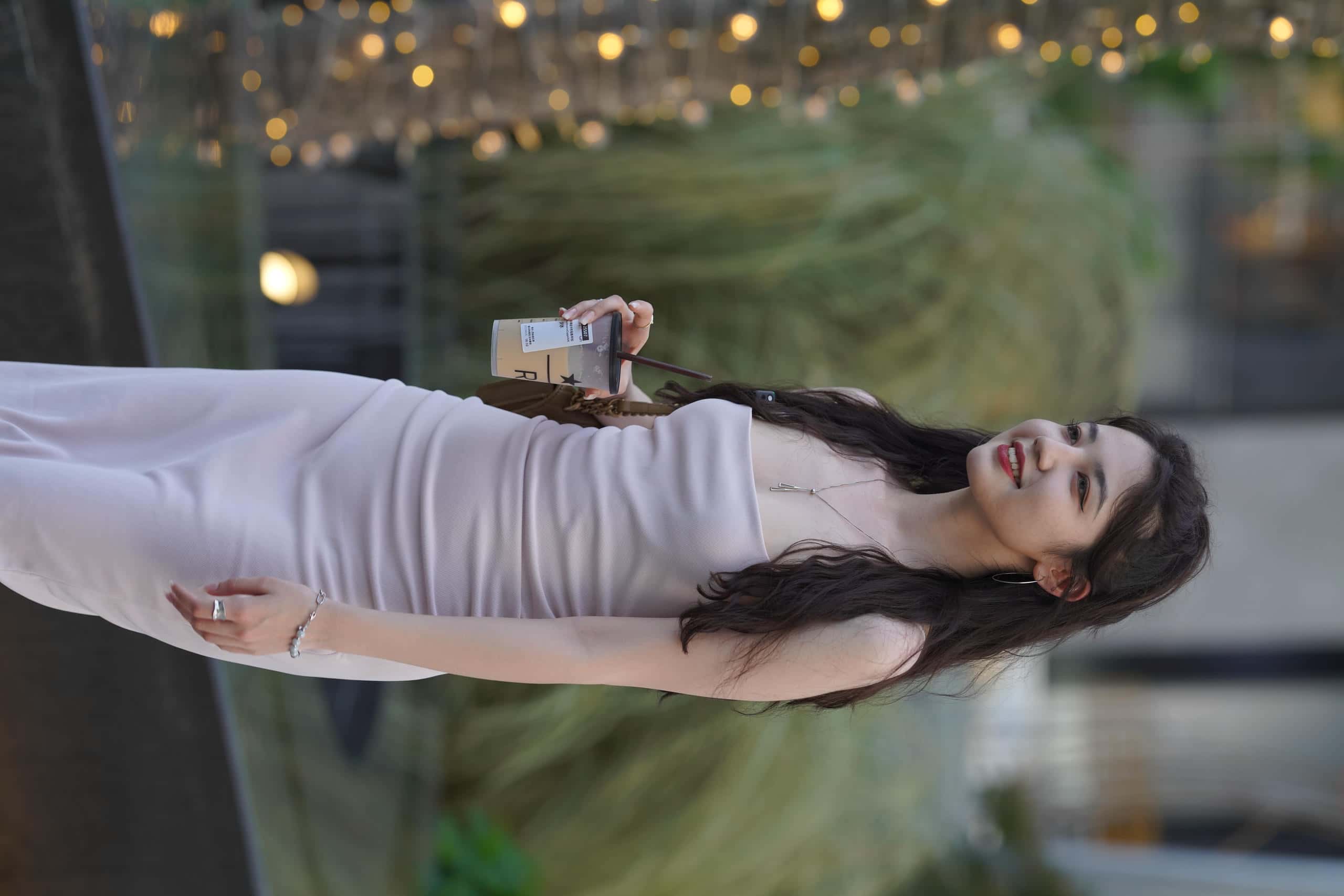 图片[2]-P0053  粉色长裙 【407P】-如玉图库