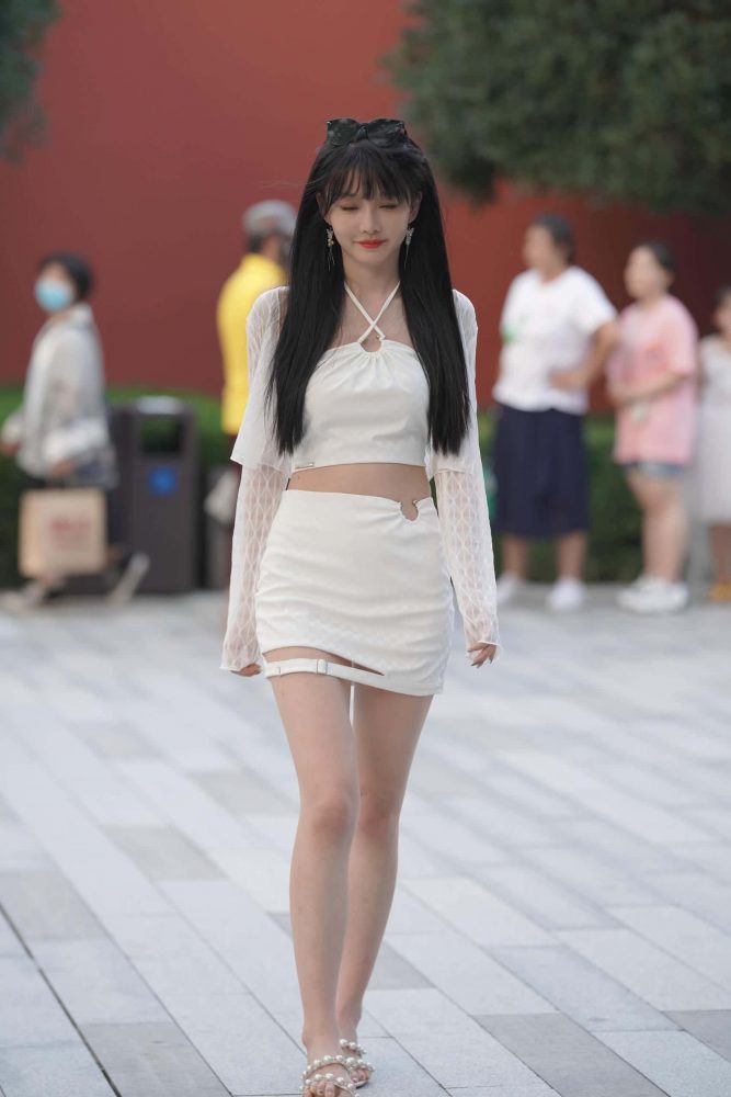 P0057 白色套装裙 【261P】-如玉图库