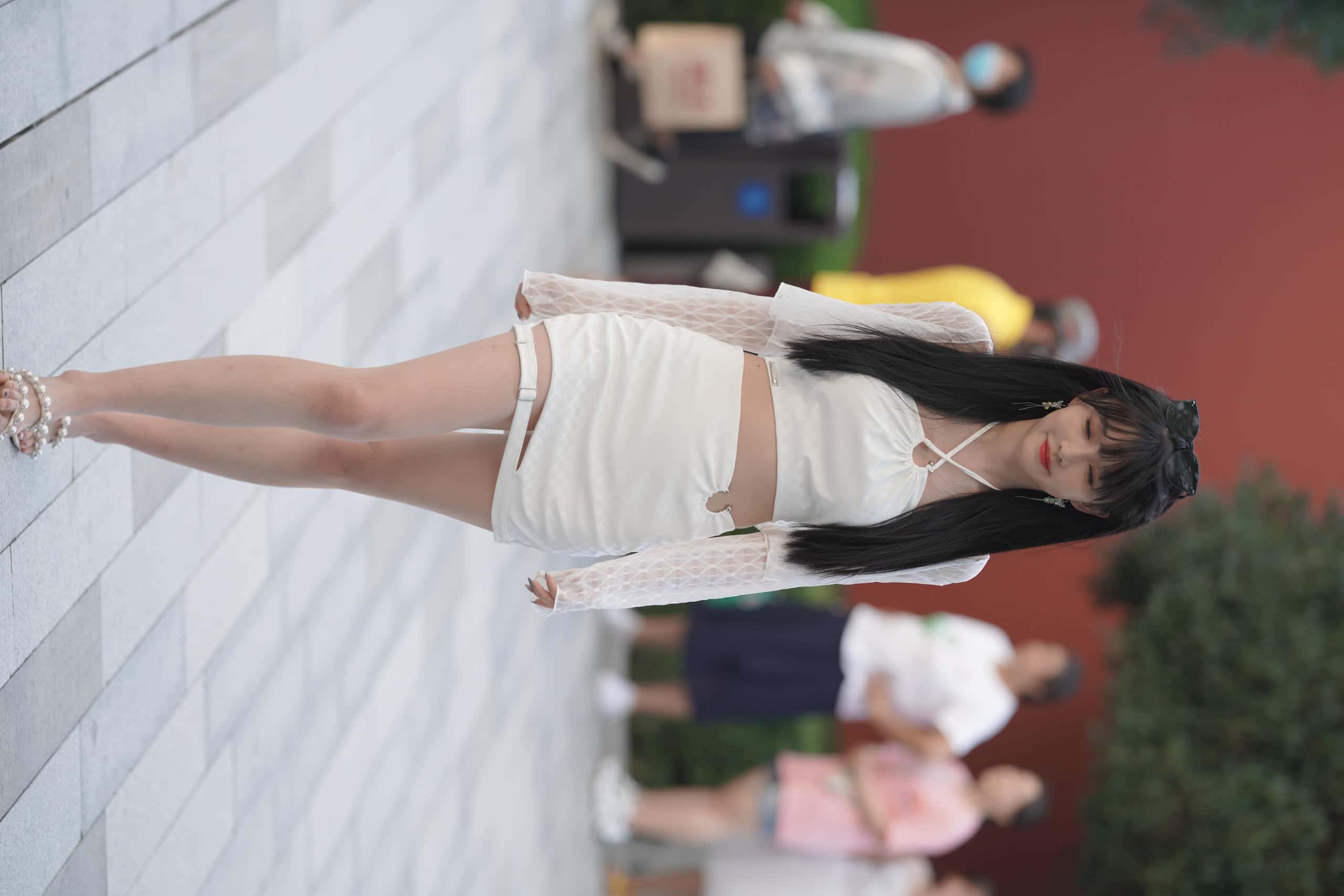 图片[2]-P0057 白色套装裙 【261P】-如玉图库