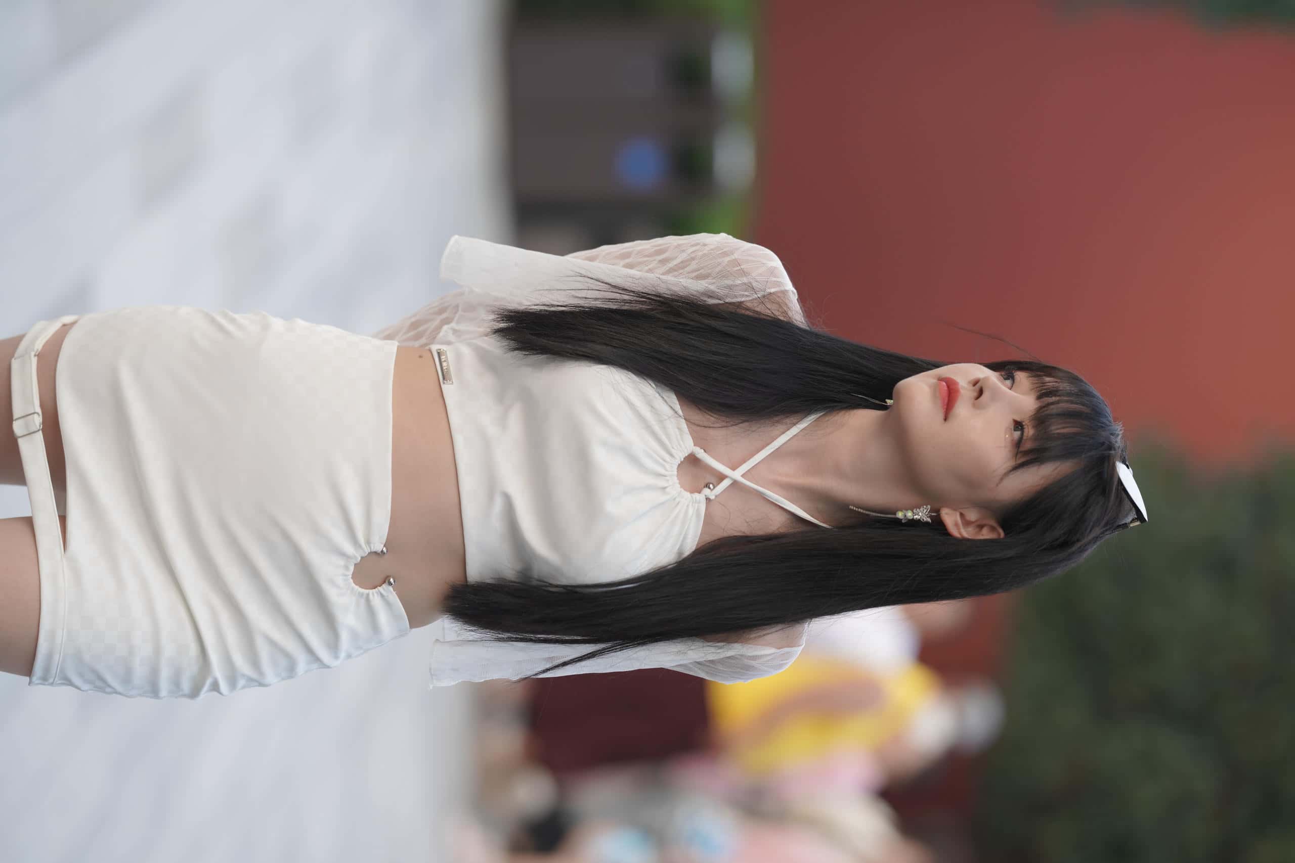 图片[3]-P0057 白色套装裙 【261P】-如玉图库