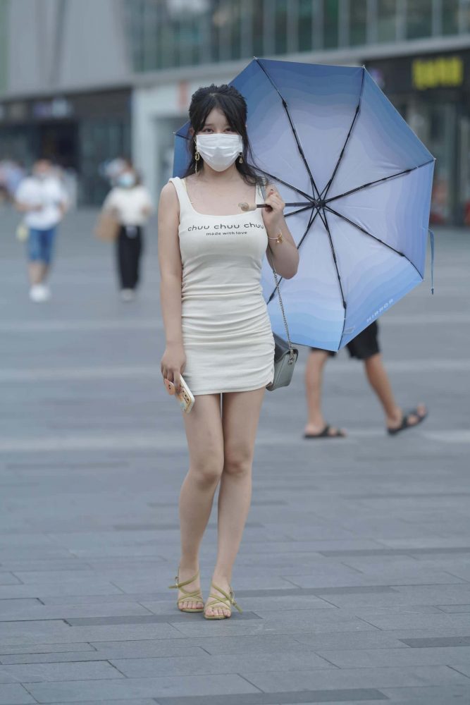 P4174 白色性感修身裙 【106P】-如玉图库