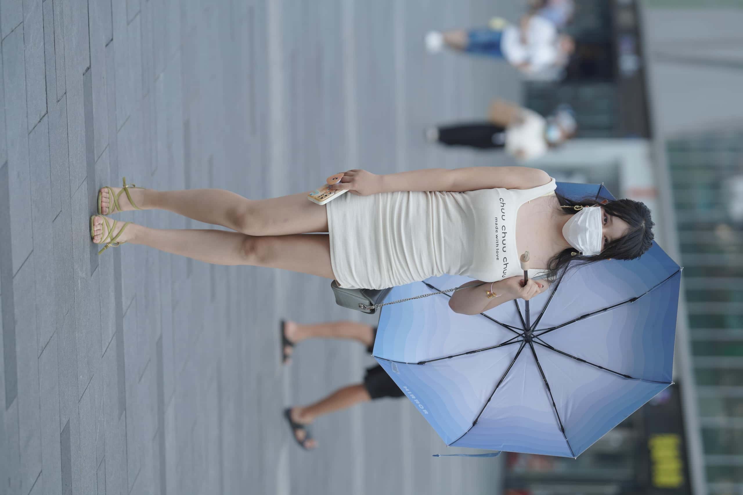 图片[2]-P4174 白色性感修身裙 【106P】-如玉图库